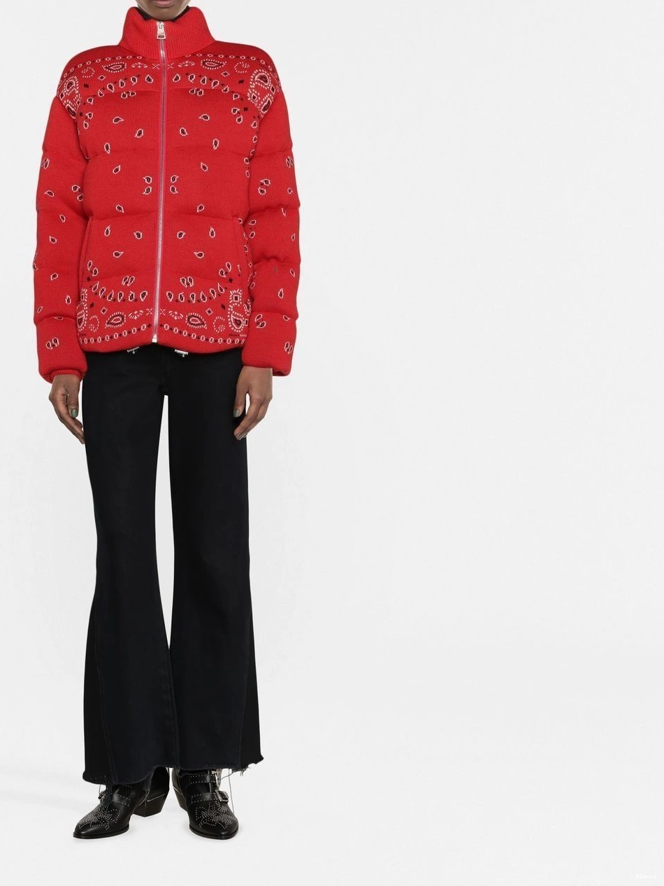 Affordable bandana-print Alanui Women puffer jacket 0722